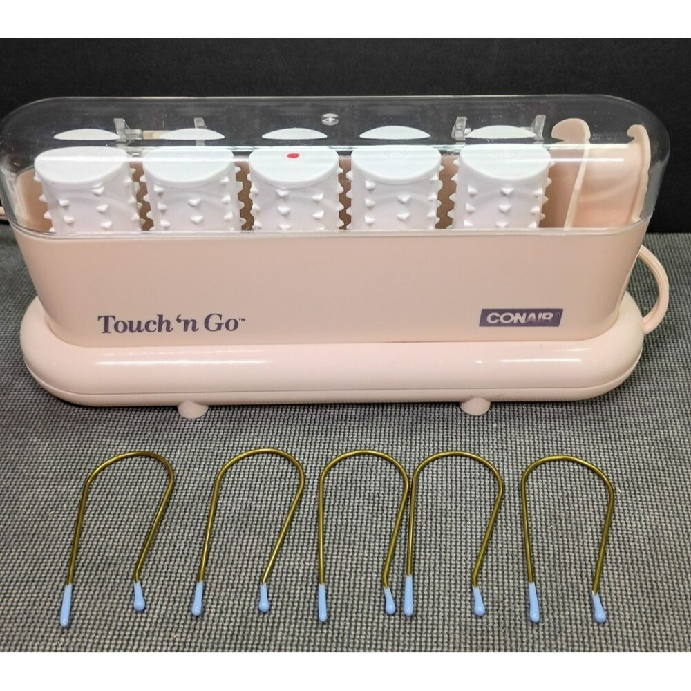 Conair TOUCH 'N GO Hair Curlers 5 Hot Rollers 120V - EUC - TS5A - Picture 3 of 10